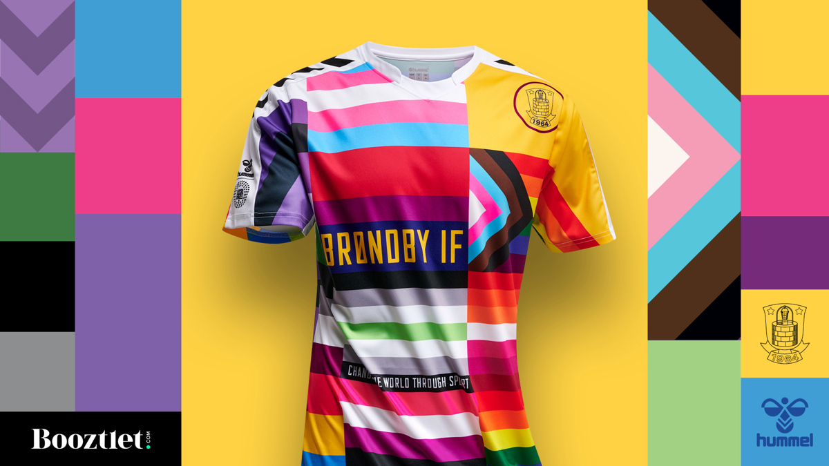 Fremragende Sindsro konto hummel lancerer unik regnbue-fodboldtrøje i samarbejde med Brøndby IF og to  Premier League-klubber