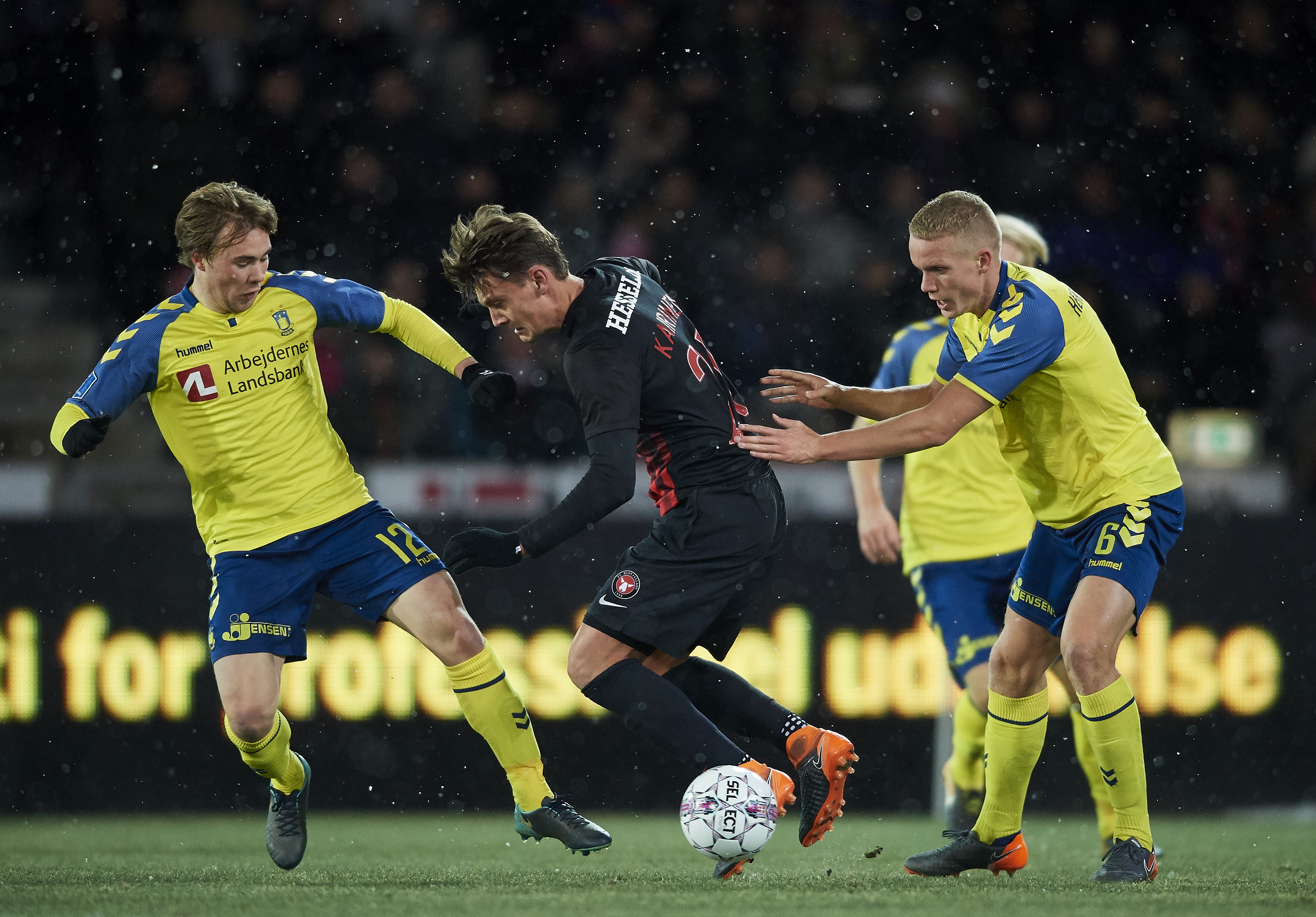 Startopstilling Til Kampen Mod FC Midtjylland