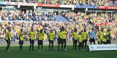 Spillerne i den nye trøje